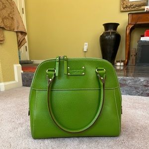 green kate spade handbag (comes with dust bag)